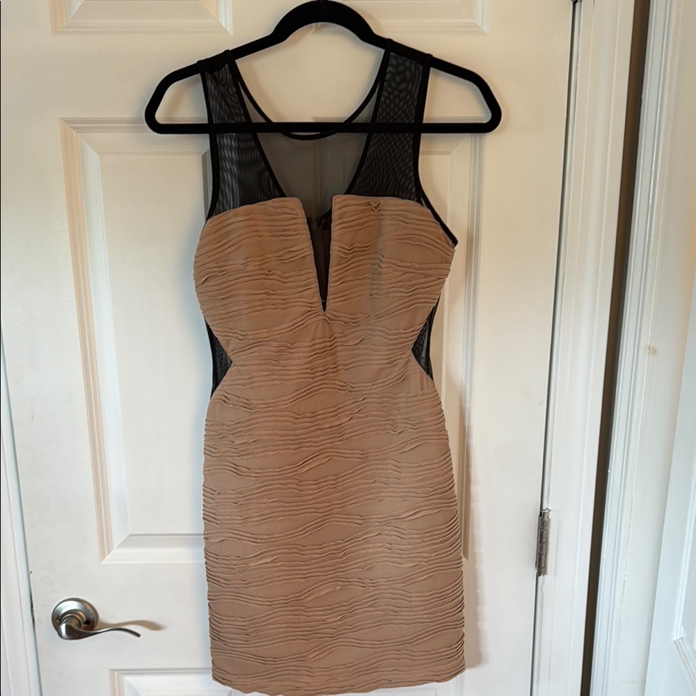 Tan Sleeveless Dress